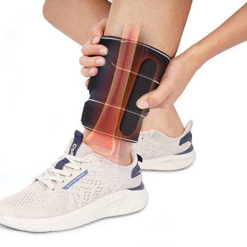 Shin Splints Compression Wrap for Medial Tibial Stress Syndrome (MTSS), Shin Compression Sleeve for Shin Splints Relief, Swelling, Sprains & Tears, Tibial Splint Support for Men & Women (M, 2 Pcs) - size: M, style: 2 Pcs
