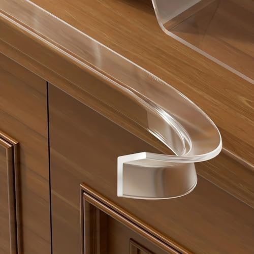 Transparent Anti-Collision Strip 3 Meters PVC Table Edge Guard Soft Corner Protectors for Kids Self Adhesive Protective Bumper Guards for Cabinet Door Desk Glass Table Bed Furniture and Wall