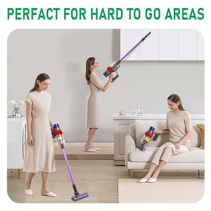 Replacement Extension Wand Tube Compatible with Dyson V15 V11 V10 V8 V7, Quick-Release 28.7-Inch Vacuum Extension Attachment for Daily Home Cleaning, Purple - color: Purple