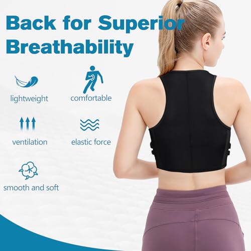Women Padded Compression Vest, Impact Vest for Women, Chest Breast Rib Protection Vest for Sports, Karate, Football, Basketball - size: Large, style: Impact Padded Vest