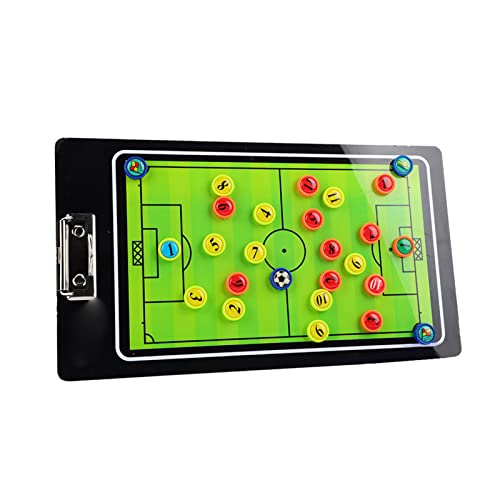Dilwe Soccer Magnetic Board,Football Coaching Board for Competition Training Teaching Coaching