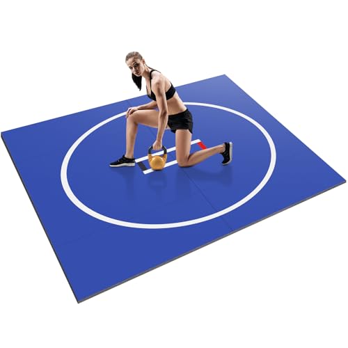 3M X 3M Wrestle Mats Wear Resist Sport Fitness Blanket Anti-Slip Multi-Functional Training Blankets for Grappling Martial Art Boxing Judo
