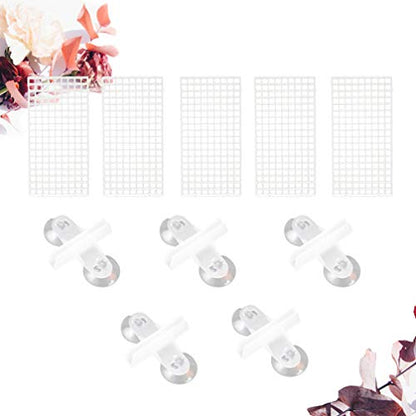balacoo 10pcs Bottom Plate for Fish Tank Isolation Creative Segregation Boards Clips Safe Material for Betta Fish and Breeding Easy Installation to Prevent