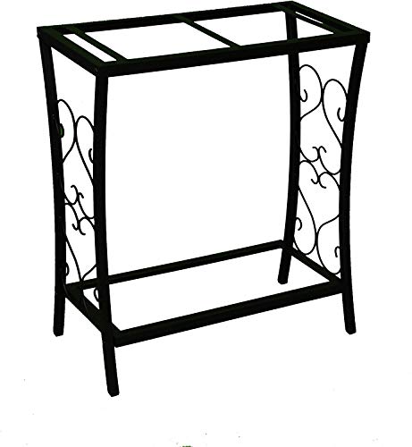 Aquatic Fundamentals Metal Aquarium Stand (20 Gallon, Black) - color: Black, size: 20 Gallon