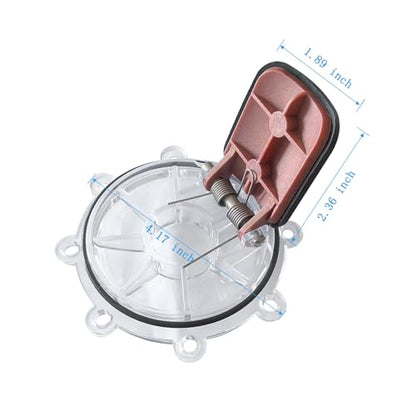 Pool 7056 Check Valve Cover with Flapper Assembly for Jandy Spring Check Valve Models 7235 7236 7305 7511 7512 (Include 7451 Flapper, 7302 Spring, 7304 Pin, 7236 Cover, 1132 O-Ring)
