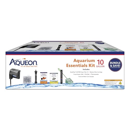 Aqueon Fish Tank Aquarium Essentials Starter Kit for 10 Gallon Tanks - size: 10 Gallon