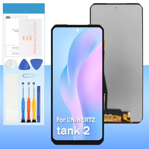 Screen Replacement for Unihertz Tank 2 8849 LCD Display Touch Digitizer Assembly with Tools