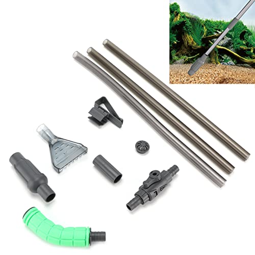 Aquarium Vacuum Gravel Cleaner, Aquarium Water Changer Fish Box Water Changer Cleaning Sand Cleaner Kit Siphon for Changing Sand Washing Fish Box Cleaning