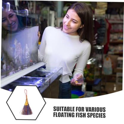 ORFOFE 12pcs Fish Breeding Mop Lightweight Aquarium Fish Spawning Tool for Natural Reproduction Enhances Hatching Rates and Simplifies Maintenance