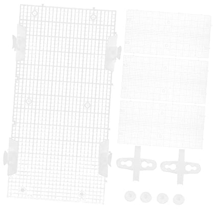 4pcs Aquarium Divider Cups Fish Tank Isolation Board for Breeding and Separation Easy Installation and Adaptability Suitable for Various Aquatic Environments