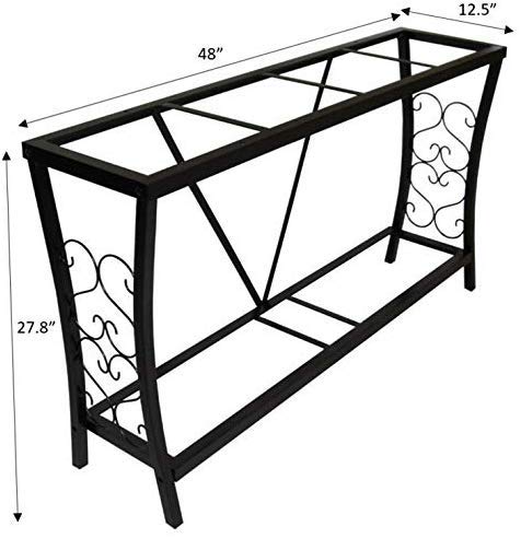 Aquatic Fundamentals Metal Aquarium Stand (55 Gallon, Black) - color: Black, size: 55 Gallon