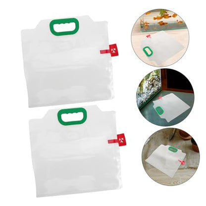 balacoo 4pcs Fish Transport Bag: With Oxygen Support Transparent Design For Easy Observation Portable Handheld Bag For Live Fish Shipping