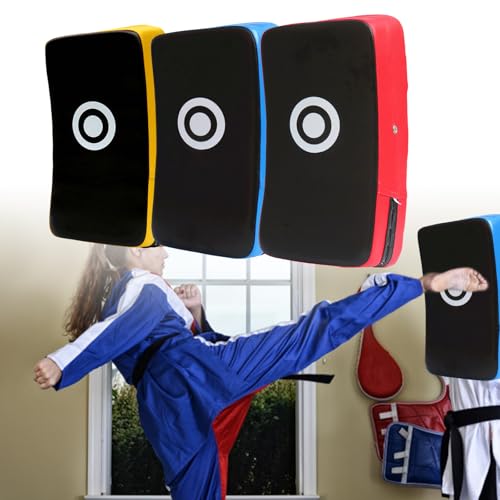 Boxing Pad Taekwondo Kicks Kicking Targets for Kids Striking Karate Strikes Kick Shield Striking Board Fighting - color: yellow edge`