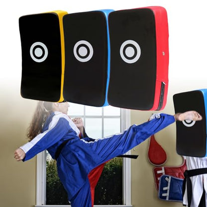 Boxing Pad Taekwondo Kicks Kicking Targets for Kids Striking Karate Strikes Kick Shield Striking Board Fighting - color: yellow edge`