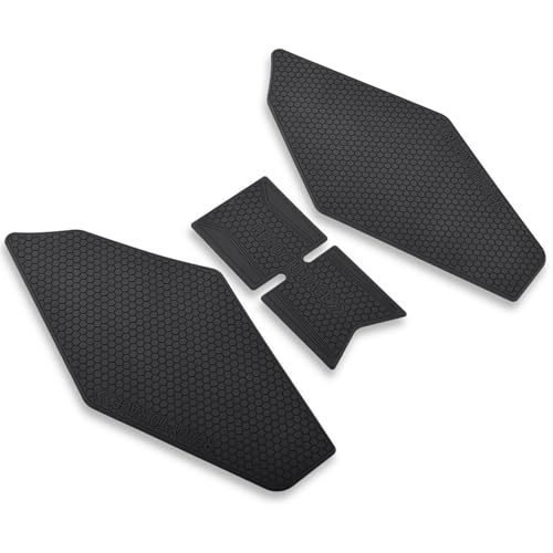 Motorcycle Tank Pads Side Gas Knee Grip Protective StickerApplies toKTM DUKE390 DUKE250DUKE150 (2024+) (Black) - color: Black