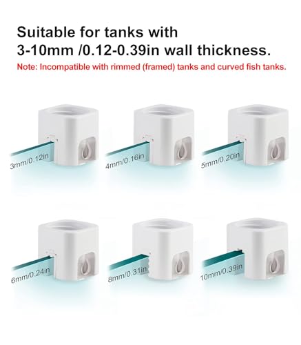 Aquarium Auto Top Off System Water Filler Compensator White, 1pcs