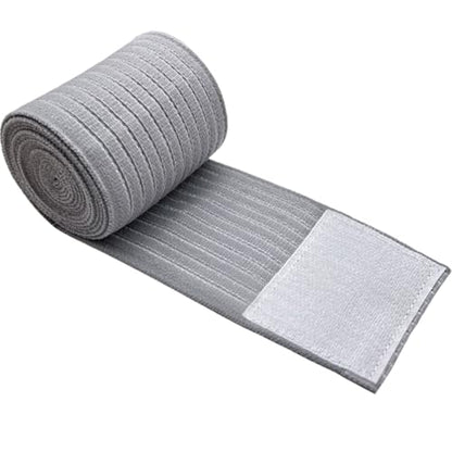 Cold Pack Strap, Elastic Belt to Wrap Cold Pack, Ice Pack Extender Strap, Add Length to Most Ice Pack, Multifunctional (Gray) - color: Gray