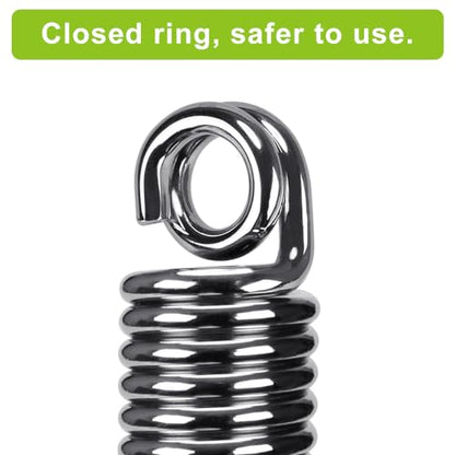 SELEWARE Heavy Duty Heavy Bag Spring for Punching Bags up to 300 lbs - color: Silver-1 Pcs Straight Spring Only