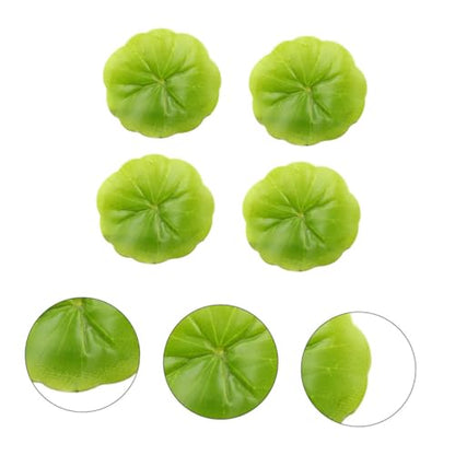 PRETYZOOM 30pcs Artificial Water Lily Leaves, Realistic Floating Water Lily Pads for Fish Tank, Aquarium, Pool, Home Decor, 2.36 Inches, Plastic