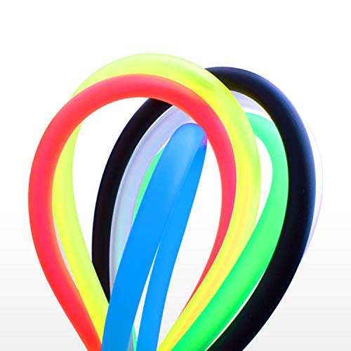 Airline Tubing for Aquarium 16.4 Feet Rubber Fish Tank Air Tubing Standard Colorful Aquarium Hose for Air Pump Black Yellow Green Red Blue (Green)