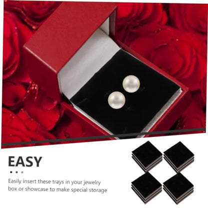 VALICLUD 20pcs Jewelry Box Insert Sponge Organizer for Rings and Earrings Display Pad Versatile Jewelry Holder for Storage and Presentation