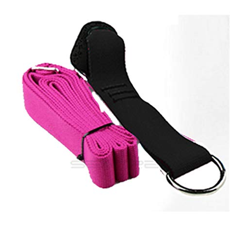 Yoga Stretch Strap - to Improve Leg Stretching - Perfect Home Equipment for Ballet, Dance, Warm upand Gymnastic Exercise - Excellent Gift for Your Friends, Children, and Loved Ones - color: Rose