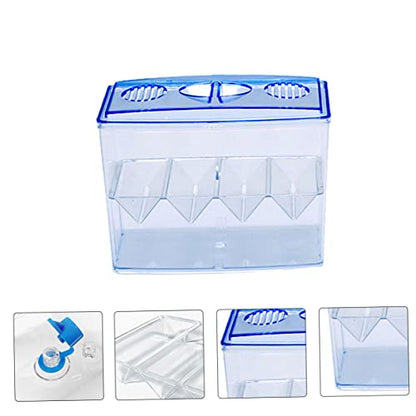 Toddmomy 1pc Stand Alone Fish Hatching Box Isolation Breeding Tank for Small Fish Self-Floating Design Prevents