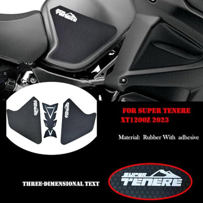 for Super Tenere XT1200Z 2023 2022 2021-2010 Motorcycle Accessories Modification Fuel Tank Anti-Slip Stickers Knee Pads Side Stickers Fuel Tank Decorative Stickers Tank Grip