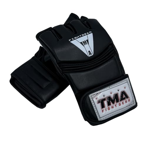 TMA MMA Gloves, for Training Grappling Punching Bag, Kickboxing Gloves, MMA Training Gloves, MMA Sparring Gloves - size: Small-Medium