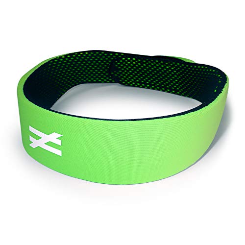 Unequal Halo 1 – 6mm Protective Headgear with Military-Grade Patented Composite, Coated Aramid Fabric - color: Lime, size: Small