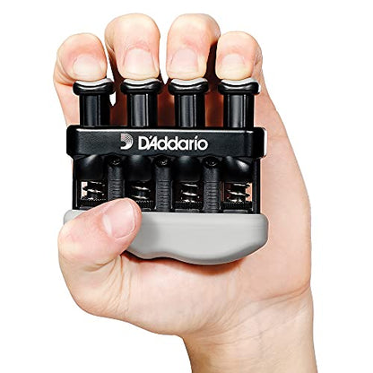 D'Addario Varigrip Finger Strengthener with Fiddilink | Builds finger strength, coordination and calluses with simulated strings and adjustable resistance.