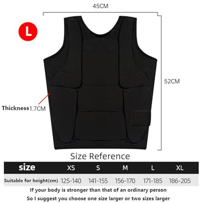 Karate Sparring Vest Taekwondo Chest Protector Black White - color: White, size: Medium