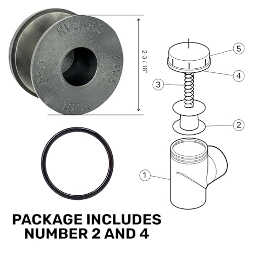RV20069 Ortega Check Valve SEAT Assembly with O-Ring | Direct Replacement for V20-069 | Compatible with 073503 | Essential Pool Maintenance Accessory