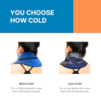 FlexiKold Neck Gel Cold Pack with Straps - style: Neck w/ Straps
