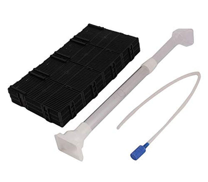 XMHF 16Pcs Aquarium Fish Tank Plastic Bottom Under Gravel Filter Board Plate
