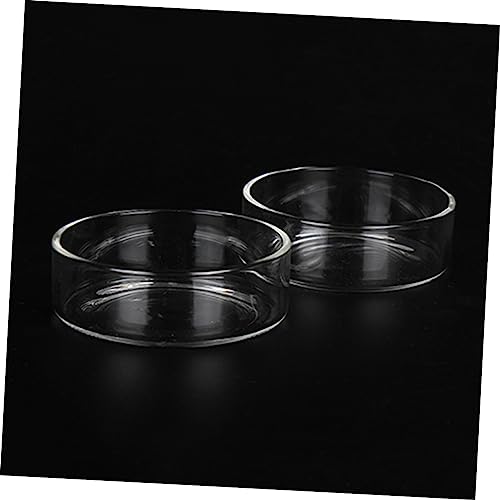 POPETPOP 5pcs Round Ornamental Shrimp Feeding Pot Fish Tank Shrimp Feeder Bowl Supplies