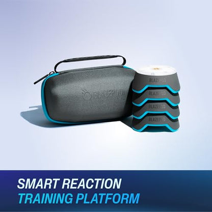 BlazePod Soccer Reaction Training Kit – 4 Smart Light Pods for Speed, Ball Control & Game IQ – Football Reflex Training for Players & Coaches – App Access Included - color: 4 Pods