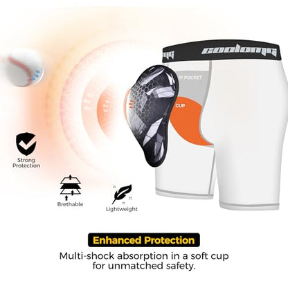 COOLOMG Soft Athletic Cup Youth Adult Baseball Softball Football - size: Small
