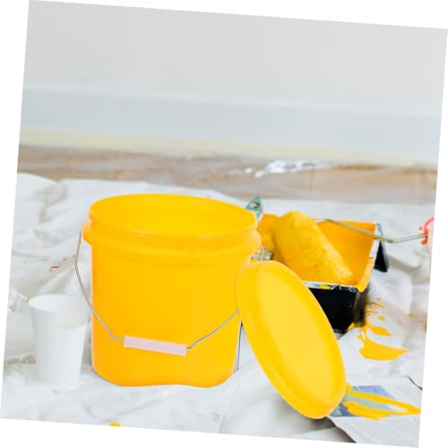 Plastic Sealed Bucket with Lid and Handle Portable Food Storage Container for Water Rice Wine Cereal Fruits and Vegetables Sturdy Design for Versatile Household Use