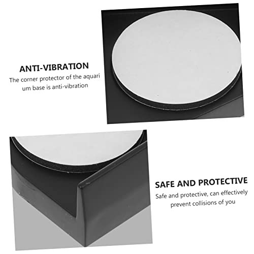 ibasenice 4pcs Fish Tank Corner Pads Thickened Shockproof Protective Cushion for Aquariums Non- Bumper Safety Guards to Prevent Collisions and Desktop Damage