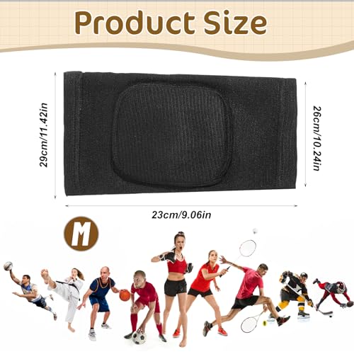 Volleyball Knee Pads, Arm Brace Pads Elbow Protector Strap - size: Medium