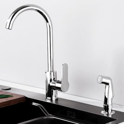 Kitchen Sink Sprayer Replacement,Universal Fit Sink Spray Attachment,Sprayer For Kitchen Sink,Kitchen Faucet Sprayer Replacement Compatible With Delta, Moen, Kohler OEM Brand(Chrome) - color: Chrome