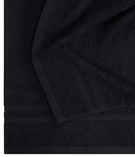 Utopia Towels Bleach Proof Salon Towels, Pack of 24, 16x27 in, Black - color: Black, size: 24 Pack