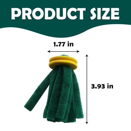 DQITJ 10 Pcs Spawning Mop for Fish Floating Cotton Spawning Mop Replacement Breeder Mop for Aquarium Fish Tank (Random Color)