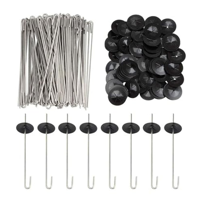 20Pcs Fasteners Clip Stainless Steel Versatile Household Easy to Install Clips