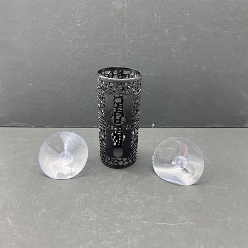 Resin Fish Hideaway Tube for Aquarium, Sleeping Cave Shelter with Hollow Tunnel Design, Shrimp Hiding Tank Decoration Accessories