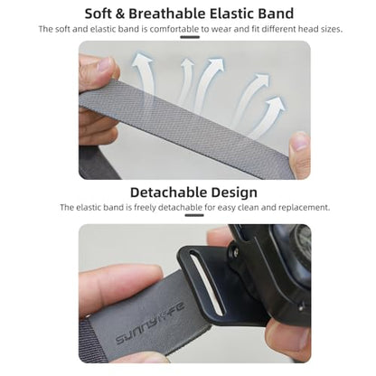 Head Mount for DJI Osmo Nano Camera, Vertical Horizontal 360 Angle Adjustable Quick Release Head Strap Mount, First-Person View Outdoor Shooting Bracket for DJI Nano Accessories