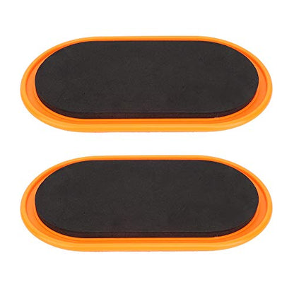 Exercise Core Sliders, Ergonomic Oval Design Sliding Discs Set of 2 for Yoga Pilates Home Fitness Workouts Full Body Training