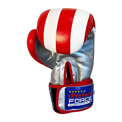 Training Boxing Gloves Plain American Russian Themes Gloves for Workouts Gym Practice - size: 14 Oz, style: American Theme