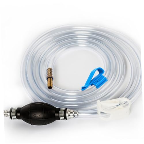 Manual Suction Hose Siphon Pump Kit for Car and Fish Tank, Practical Water and Oil Guide Tube with Sturdy Handheld Suction for Vehicle Fluid Transfer and Aquarium Water Change